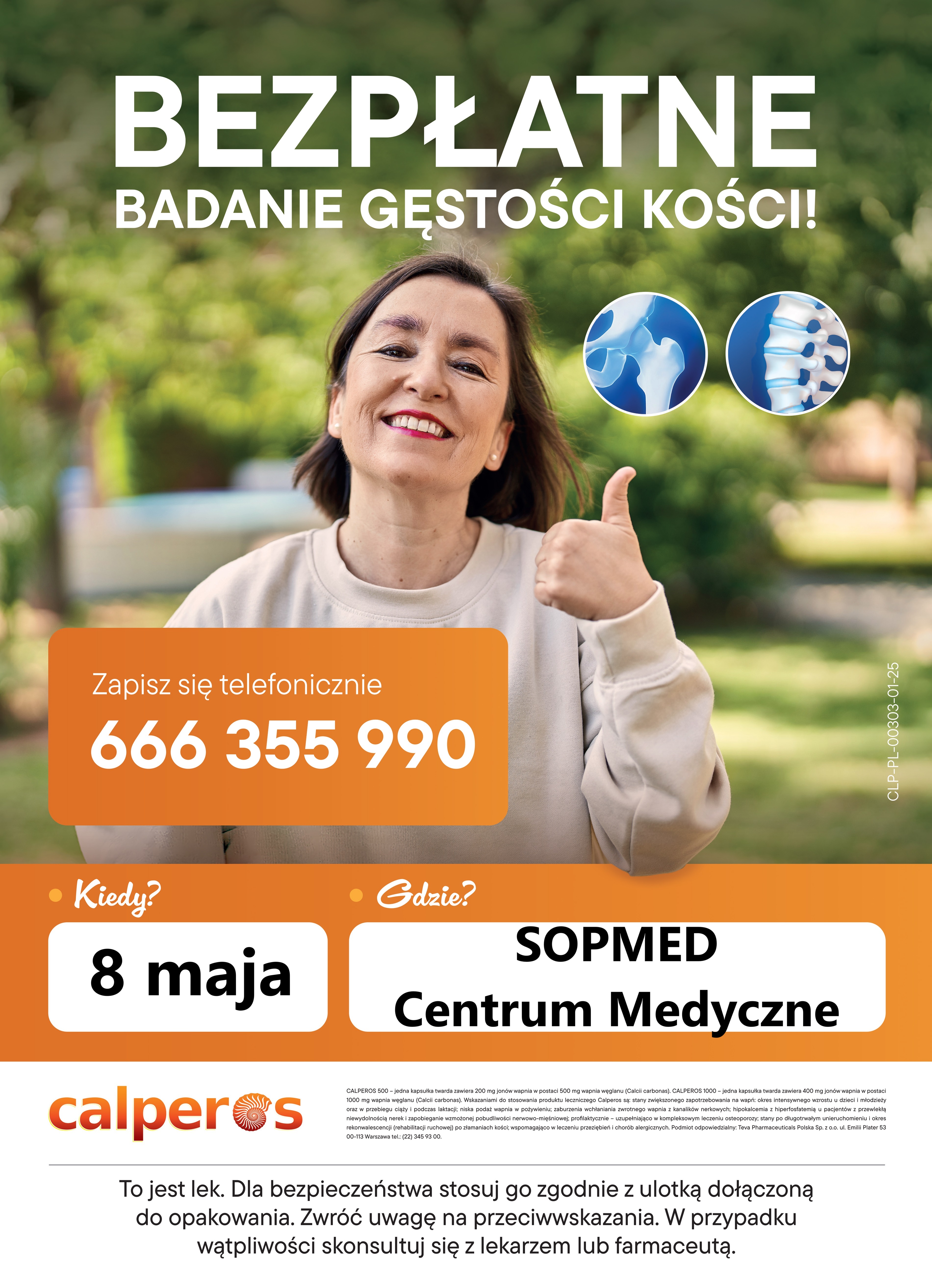 (WYDARZENIE ZAKOŃCZONE!) Bezpłatne badanie gęstości kości w Sopmedzie!